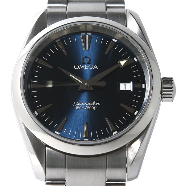 美品 OMEGA ゼロ Seamaster シーマスター アクアテラ 2518.80 石英 メンズ