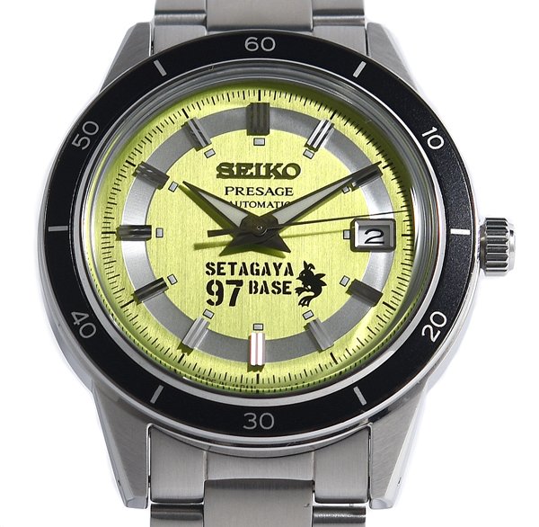 箱保付 美品 SEIKO セイコー プレザージュ SARY225 4R35-05Y0 所ジョージの世田谷ベースコラボ押さえる模範例 押さえる970本 自動小銃一巻き メンズ