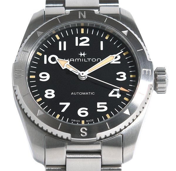 ギャラ付 美品 HAMILTON ハミルトン カーキ活動の領域 Expedition Auto H702250 H70225130 自動小銃一巻き メンズ