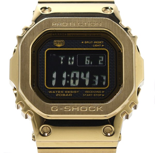 箱保付 良品 CASIO カシオ G-SHOCK ジーショック GMW-B5000GD-9JF Bluetooth相応う 盛りだくさん金属元素 電磁波ソーラー メンズ