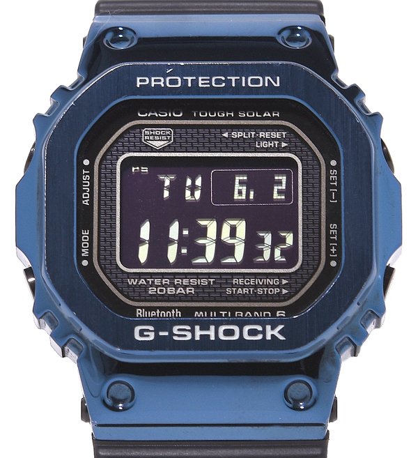箱保付 良品 CASIO カシオ G-SHOCK ジーショック GMW-B5000G-2JF 盛りだくさん金属元素 Bluetooth積み上げる 電磁波ソーラー メンズ