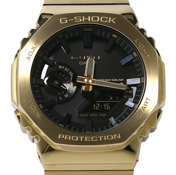 箱保付 極美品 CASIO カシオ G-SHOCK ジーショック GM-B2100GD-9AJF フルメタルモデル 手ごわいソーラー メンズ