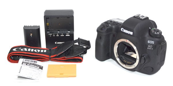 美品 Canon 加農砲 EOS 6D MARK II 上半身 デジタル一眼 写真機