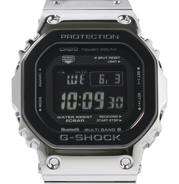 箱付 新品同様 CASIO カシオ G-SHOCK ジーショック FULL METAL フルメタルモデル GMW-B5000BT-1JF 電波ソーラー メンズ｜Brand グランツ　店