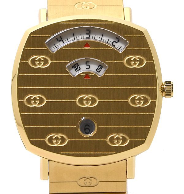 箱付 極美品 GUCCI グッチ 157.4 YA157403 グリップウォッチ デイト クォーツ ボーイズ｜Brand グランツ　店