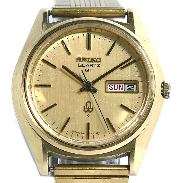 SEIKO セイコー CAP GOLD キャップゴールド 3803-7031 デイデイト クオーツ メンズ 不動品｜Brand グランツ　店