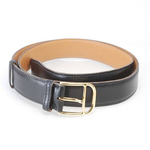 エルメス ベルト ホースバックル ゴールド 馬 革 FP313 HERMES エルメス ホースバックル ベルト