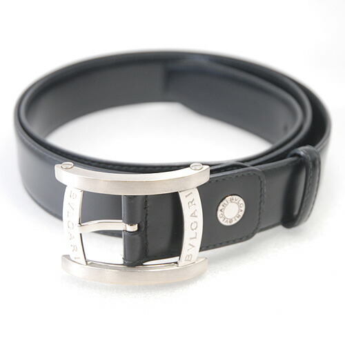 極美品✨ブルガリ　ベルト　アショーマ　ゴールドバックル　メンズ　黒 ブルガリ メンズベルト アショーマ 黒 美品 ブルガリベルト 極美品