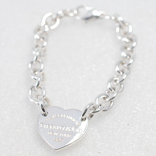 Tiffany & Co. シルバーチェーンブレスレット 極美品 TIFFANY&Co.（ティファニー） ハートタグ チェーン ブレスレット 腕輪