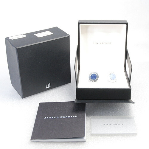 alfred dunhill　SILVER　ラピスラズリ　青　カフス alfred dunhill SILVER ラピスラズリ 青 カフス