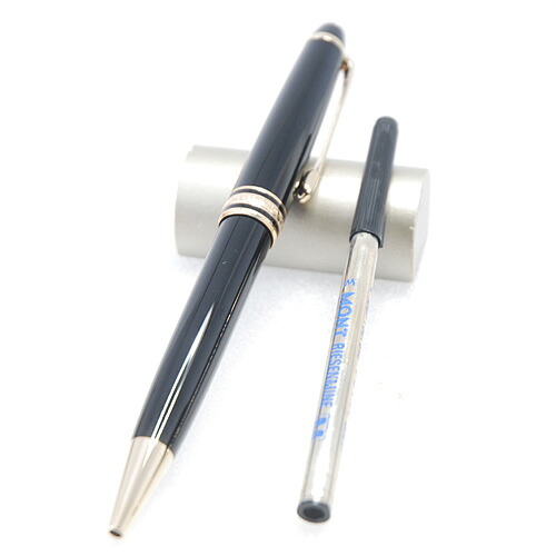 美品 モンブラン#164 マイスターシュテュック ゴールドコーティング クラシック ボールペン M字 企業ネーム入り インク新品交換済み【中古】