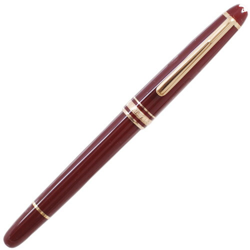モンブラン #144 W.-GERMANY マイスターシュテュック 古典派音楽 ボルドーワイン 筆 書き込み先 14K 585/両用式 西ドイツ製 書きとどめる突き止める済み【中古】