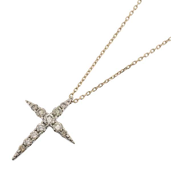 カシケイ　素敵な天然ダイヤモンドペンダントトップ　K18WG D0.4ct カシケイ 素敵な天然ダイヤモンドペンダントトップ K18WG D0.4ct