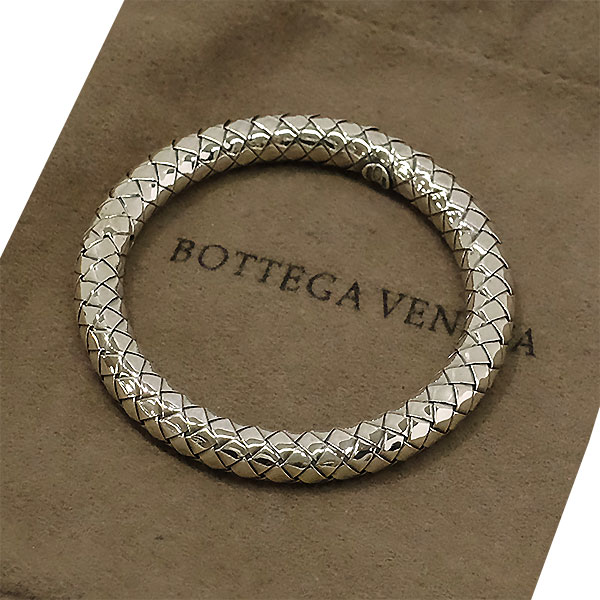 【最短翌日着・関税送料込】 BOTTEGA VENETA バングル シルバー 楽天市場】【中古】ボッテガヴェネタ イントレチャート バングル