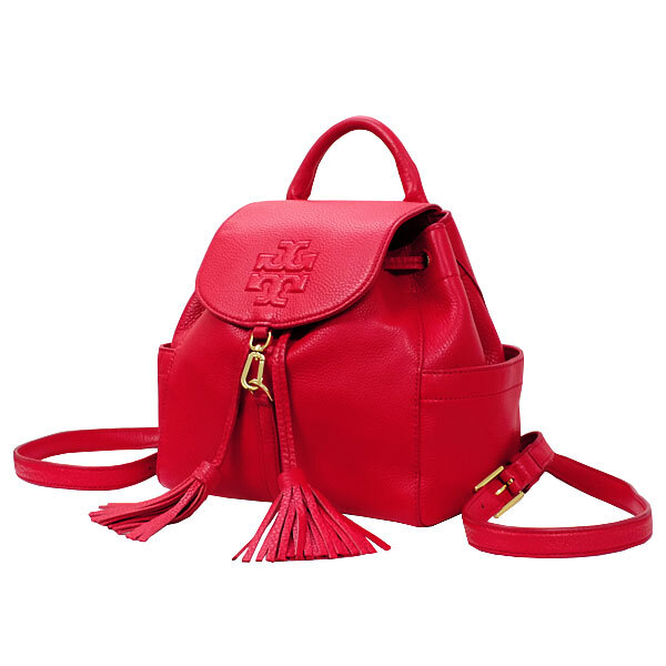 【美品】TORY BURCH トリーバーチ タッセル リュック グレージュ 美品】TORY BURCH トリーバーチ タッセル リュック グレージュ