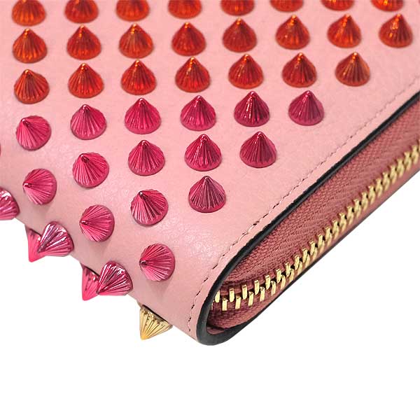 送料無料 財布 ケース レディース財布 本物 未使用 Christianlouboutin クリスチャンルブタン スパイク ラウンドジップ長財布 ピンクグラデ スタッズ 2544 46 リユースブランドmedaka 送料無料 財布 ケース レディース財布 本物 未使用 Christianlouboutin クリスチャンルブタン スパイク ラウンドジップ長財布 ピンクグラデ スタッズ 2544 46 リユースブランドmedaka