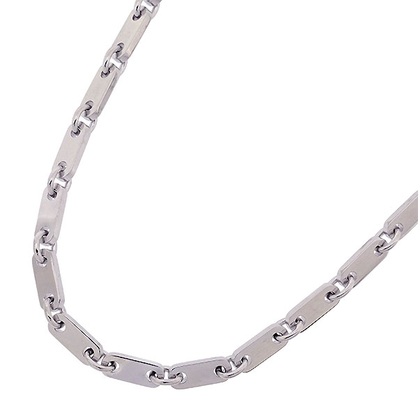 貨物輸送無料 本物 美品 Cartier カルティエ フィガロネックレス 750wg 45cm 紅毛ゴールド 新品仕上済み レディース メンズ 2715 2 Giroveloce It