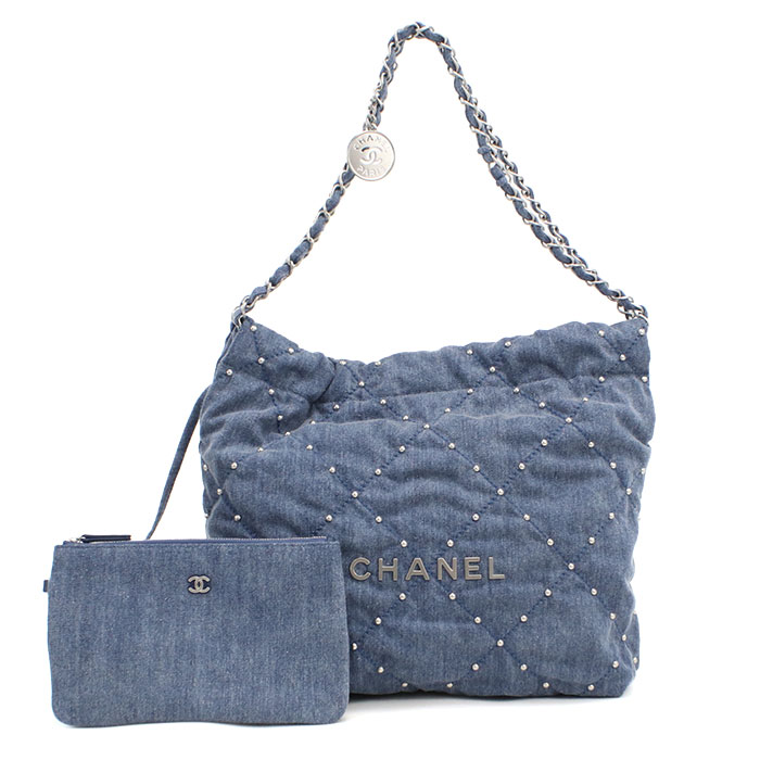【中古】CHANEL シャネル AS3260 ショルダーバッグ デニム/デニム ブルー レディース　未使用品｜ブランド美のや　店 571,120円