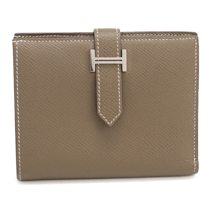 【中古】HERMES エルメス ベアンコンパクト 二折銭入れ エプソン レディース S序列付ける