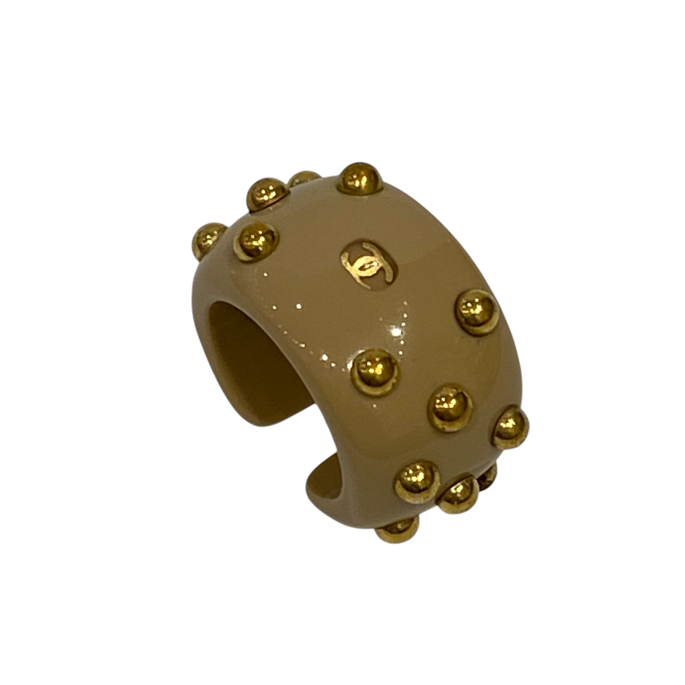 【中古】 CHANEL シャネル スタッズ ヴィンテージ リング 指輪 サイズ12 レディース ブランド ランクAB アクセサリー｜ブランド美のや　店