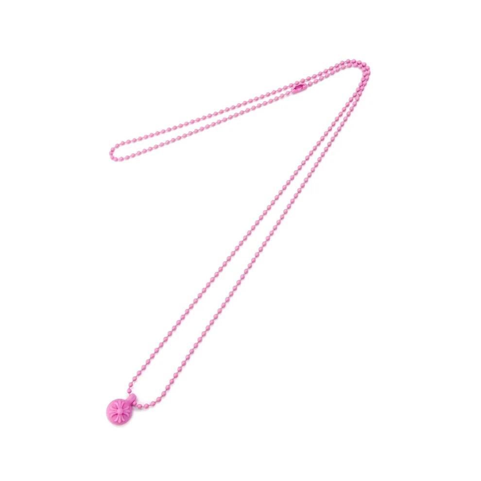【中古・未使用】クロムハーツ CHROME HEARTS シリコンネックレス ピンク ワンボール|ブランド美のや 店