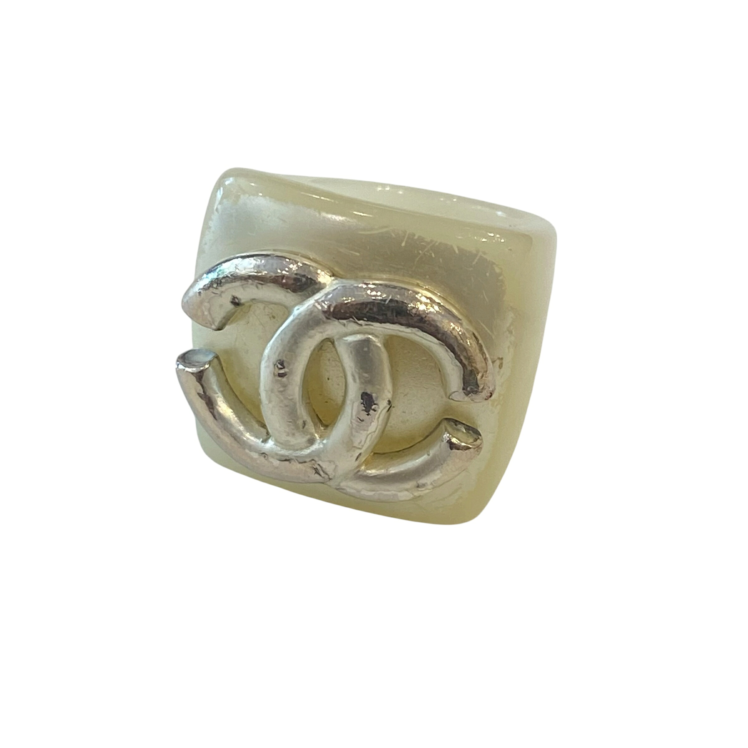 【中古】 CHANEL シャネル ココマーク リング 指輪 プラスチック製 レディース ブランド サイズ13.5号｜ブランド美のや　店