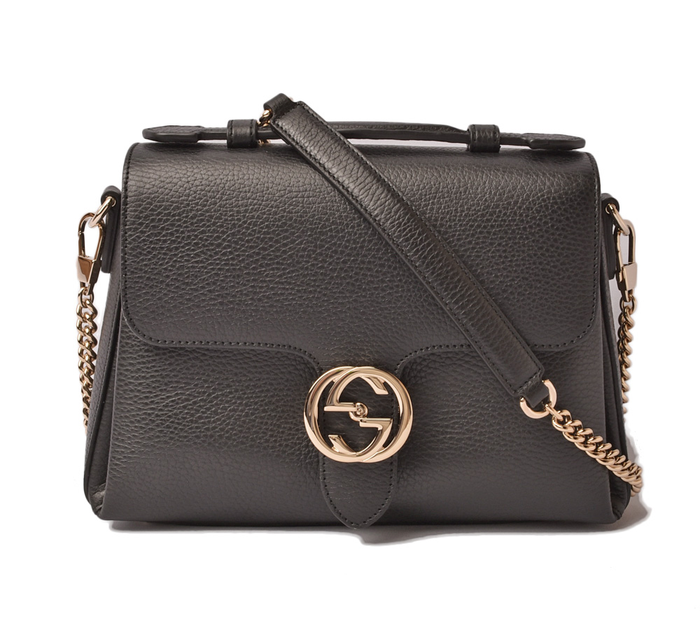 Gucci Black Handbag With Gold Chain | Literacy Ontario Central South