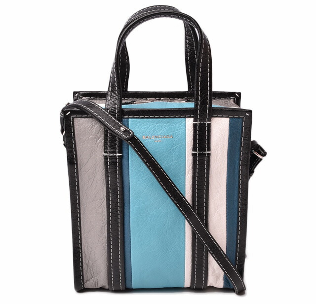 バレンシアガ ル・カーゴル XS レザーバッグ ブルー BALENCIAGA - 良品 BALENCIAGA バレンシアガ ジャイアント