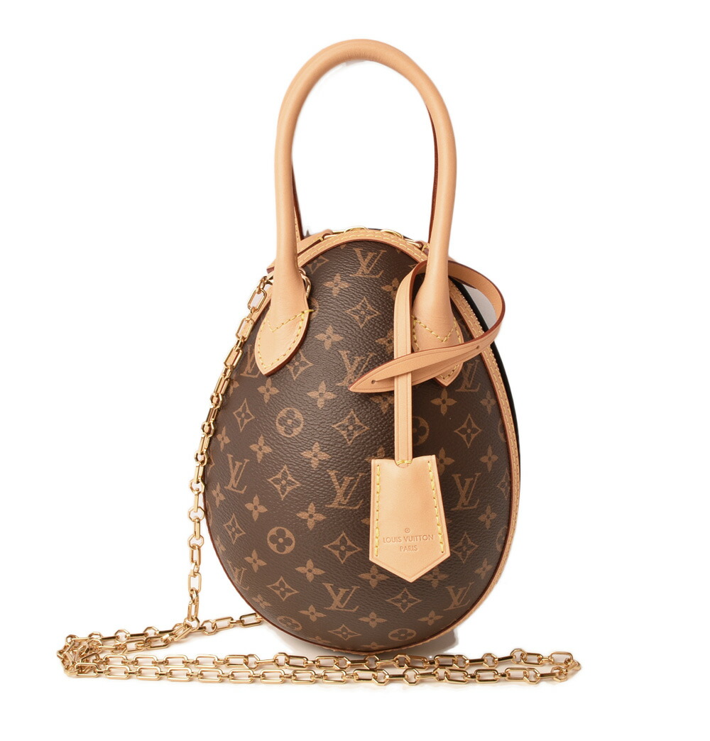 Louis Vuitton Egg Bag Monogram Brown in Coated Canvas/Calfskin