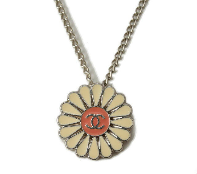 CHANEL シャネル ネックレス トップ ココマーク カメリア フラワー CHANEL シャネル ネックレス カメリア フラワー ココマーク 琥珀