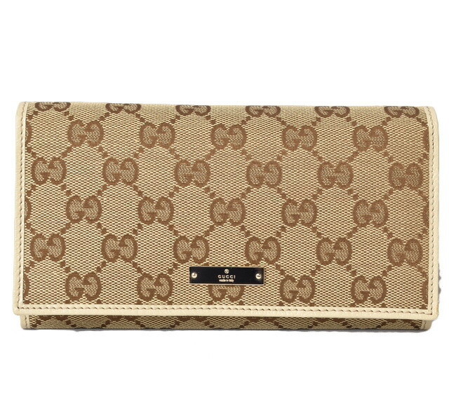 最安値に挑戦 未使用品 GUCCI 長財布 244946 GGキャンバス 180