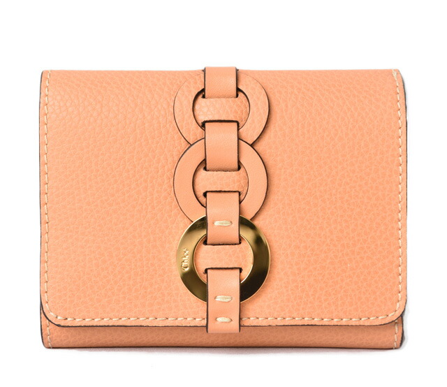 クロエ 三つ折り財布 Chloe 財布 DARRYL/ダリル ウォレット PEACHBLOOM/ピーチブルーム｜Import Shop P.I.T.