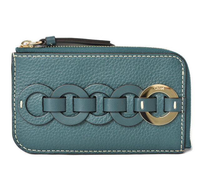 クロエ ミニ財布/コインケース/カードケース Chloe 財布/ポーチ DARRYL/ダリル STEEL BLUE/スティールブルー 26,455円