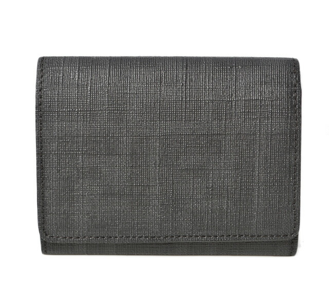 フェンディ カードケース/コインケース FENDI コーティングキャンバス FF/ズッカ ブラック【中古】