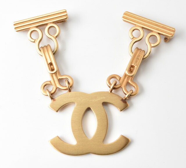 楽天市場】シャネル CHANEL ブローチ 中古 ココマーク クロスリボン