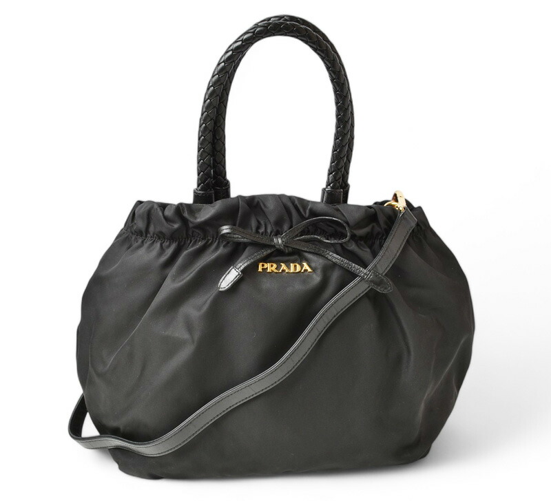 楽天市場】PRADA プラダ リボン ハンドバッグ 2WAY ショルダー