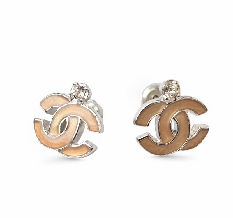 楽天市場】シャネル ピアス CHANEL CCロゴ シルバー スクエア/ライン