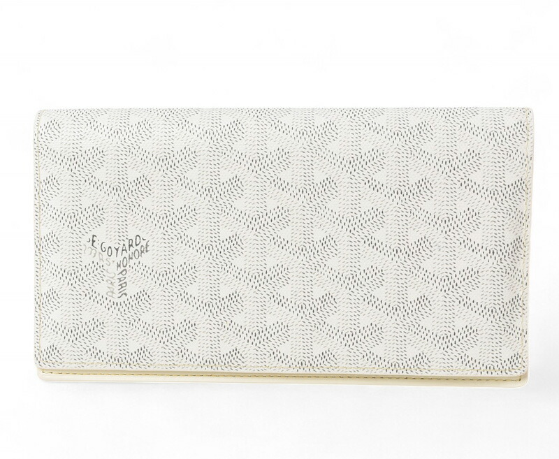 ゴヤール 財布 GOYARD 長財布 RICHELIEU/リシュシュー ヘリンボーン ホワイト【中古】|Import Shop P.I.T.