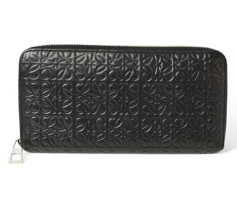 一円　美品　 ロエベ　 LOEWE アマソナ　ロングウォレット　長財布　 黒 LOEWE - ロエベ 長財布の通販 by かみん's shop｜ロエベならラクマ