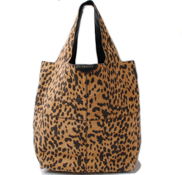 ジバンシー トートバッグ GIVENCHY　スエード地/ラムスキン　ヒョウ柄/レオパード【中古】｜Import Shop P.I.T.