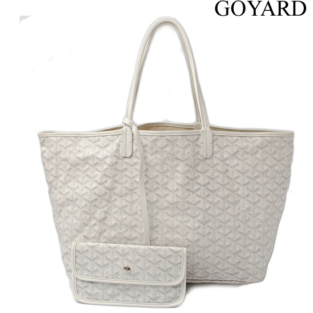 Goyard Tote Bags Saint Louis Pm Amalouis White Grey