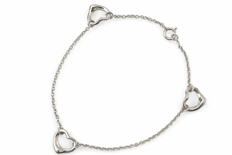 Tiffany & Co ティファニー ハート トグル 10連　ブレスレット TIFFANY & Co. ティファニー オープンハート 10連チェーン