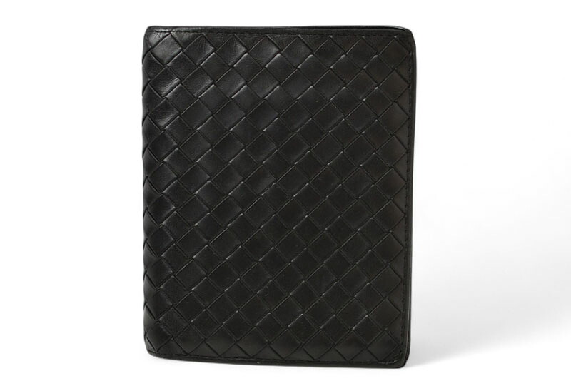 ボッテガヴェネタ 財布/二つ折り財布 BOTTEGA VENETA 折財布 イントレチャート ブラック 169731【中古】|Import Shop P.I.T.