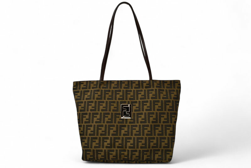 楽天市場】FENDI フェンディ マルチカラー ズッカ柄トートバッグ