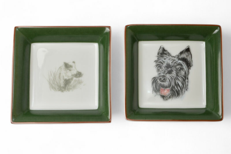 楽天市場】【中古】美品 HERMES エルメス プレート 犬柄 陶器 皿
