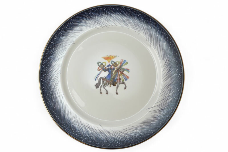 エルメス 未使用 プレート HERMES 花火師 ディナープレート 150周年 飾り皿 大皿/食器【中古】