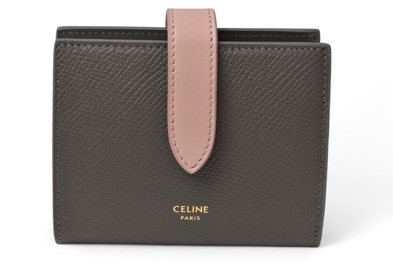 楽天市場】セリーヌ CELINE 二つ折り財布 ミディアムストラップ