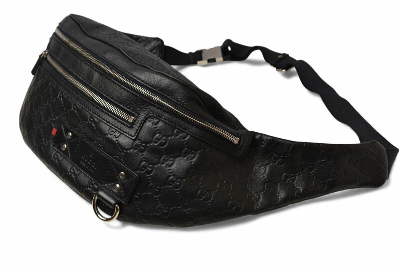 グッチ ボディバッグ/ウエストポーチ/ボディバッグ GUCCI 246409 グッチシマ GG/ネイビー メンズ/レディース【中古】|Import Shop P.I.T.