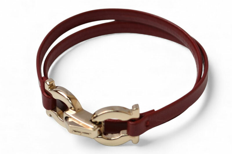 Salvatore Ferragamo ブラウンレザーバングル 楽天市場】フェラガモ ブレスレット バングル アクセサリー メンズ