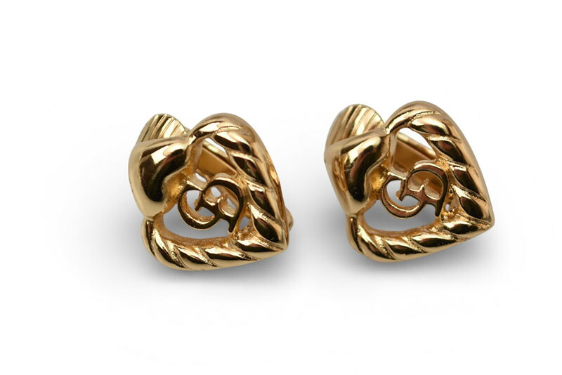クリスチャンディオール イヤリング Christian Dior ヴィンテージ アクセサリー ハート ゴールド【中古】|Import Shop P.I.T.